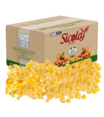 Laranja Cristalizada em Cubos