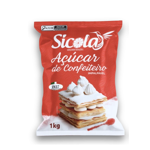 Açúcar Finíssimo impalpável confeiteiro