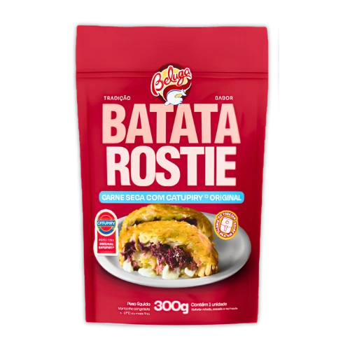 BATATA CARNE SECA e CATUPIRY