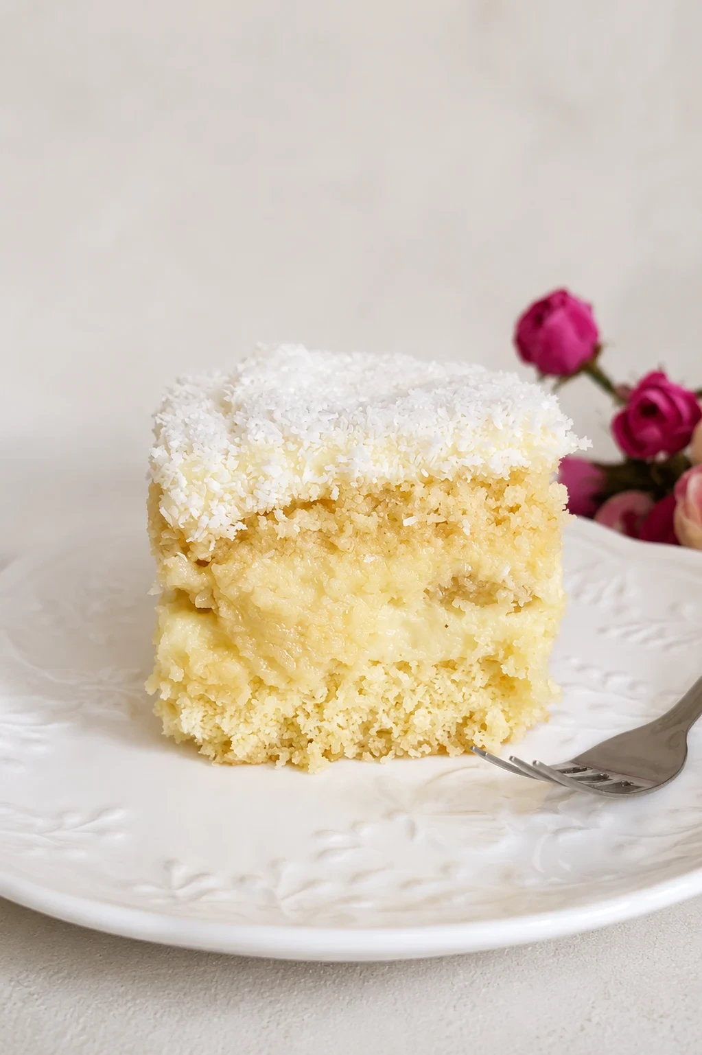 Bolo Gelado de Abacaxi com Creme
